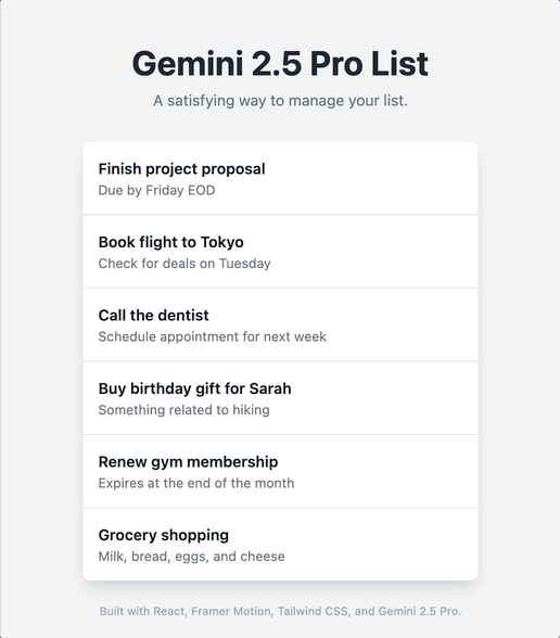 Gemini 2 Pro Interactions